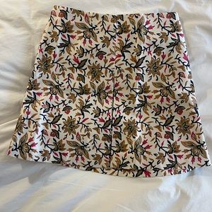 Tory Burch printed silk skirt